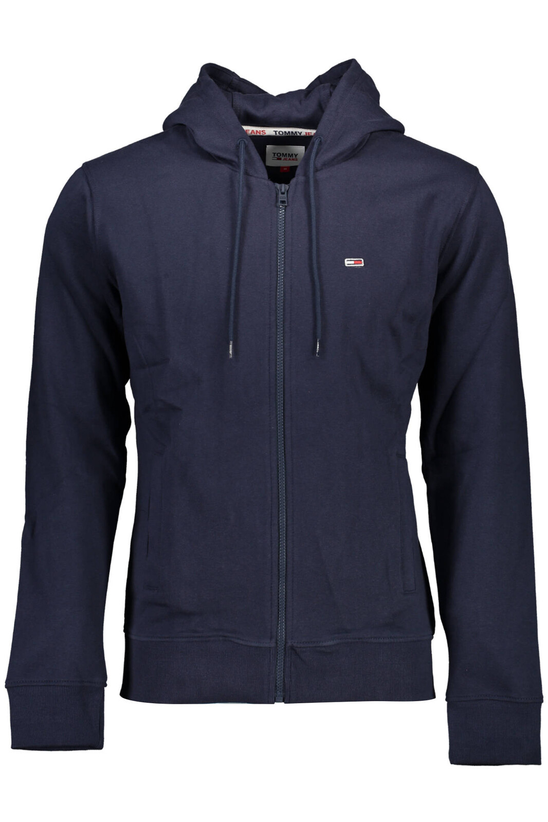 TOMMY HILFIGER MEN'S BLUE ZIPPED SWEATSHIRT