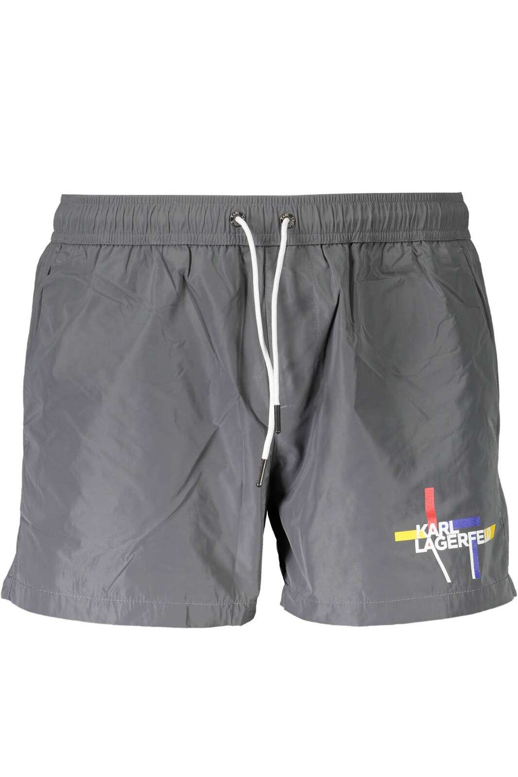 KARL LAGERFELD BEACHWEAR SWIMSUIT BOTTOM MEN GREY