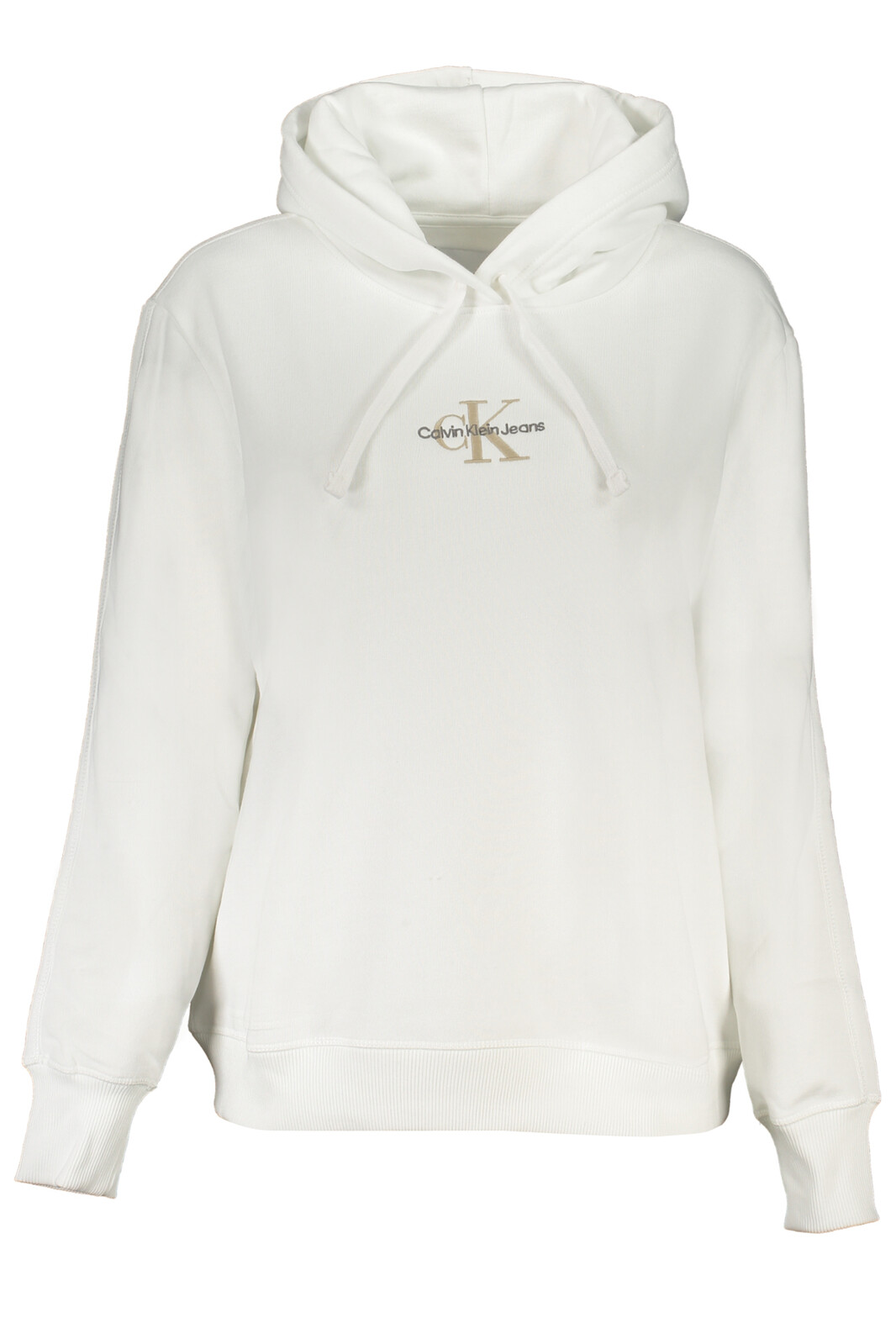 CALVIN KLEIN WOMEN'S ZIPLESS SWEATSHIRT WHITE