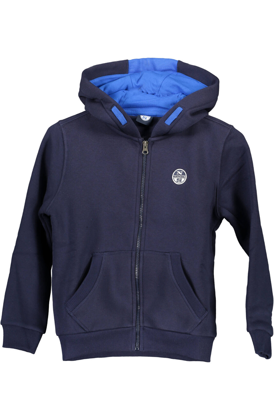 NORTH SAILS BLUE KID ZIPPED SWEATSHIRT
