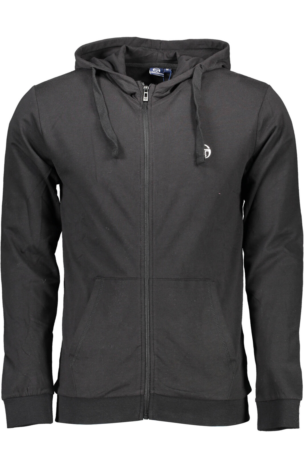SERGIO TACCHINI MEN'S BLACK ZIP-UP SWEATSHIRT