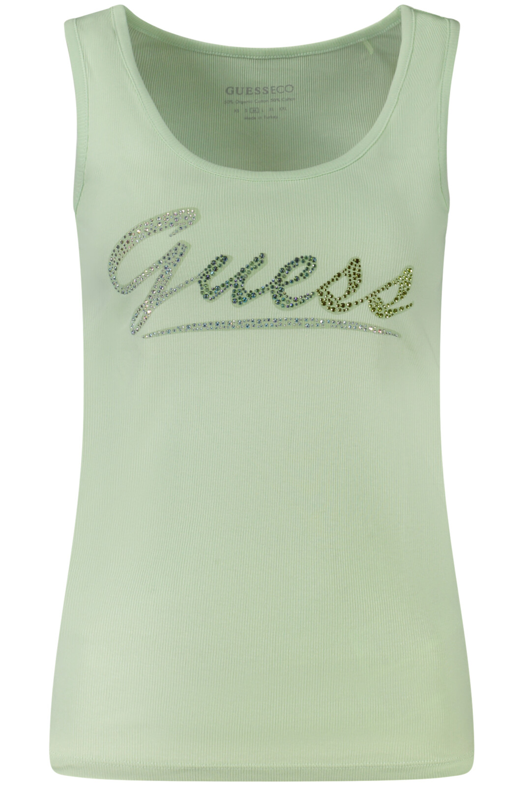 GUESS JEANS WOMEN'S TANK TOP GREEN