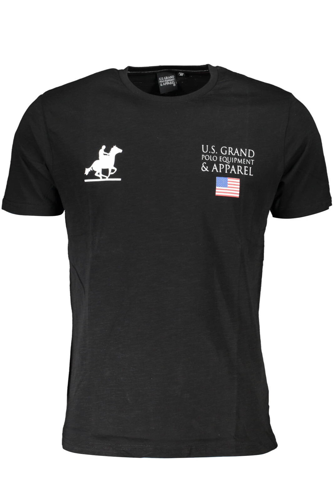 US GRAND POLO T-SHIRT SHORT SLEEVE MAN BLACK