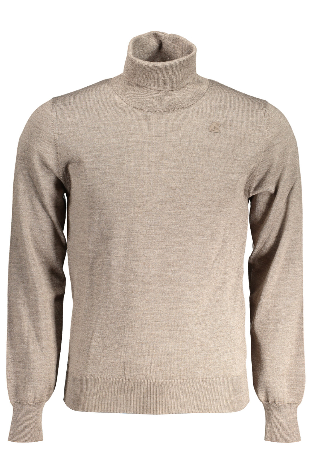 BROWN MEN'S K-WAY TURTLENECK