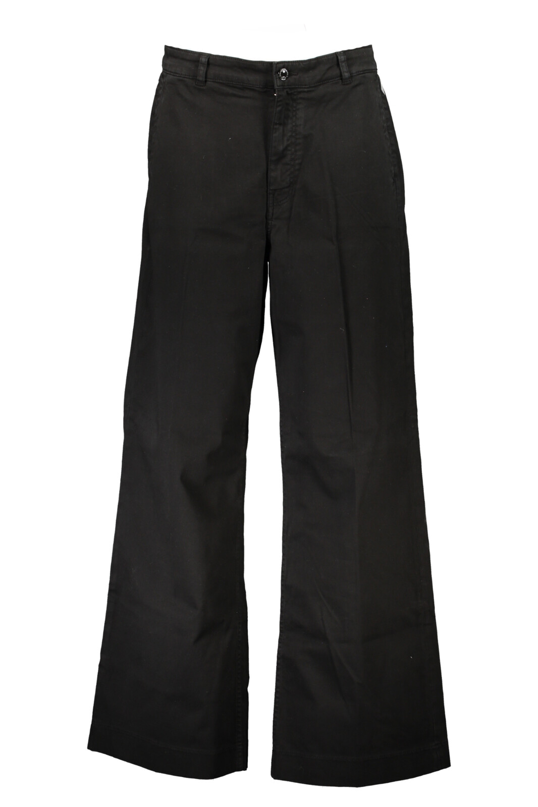 GUESS JEANS BLACK WOMEN'S TROUSERS