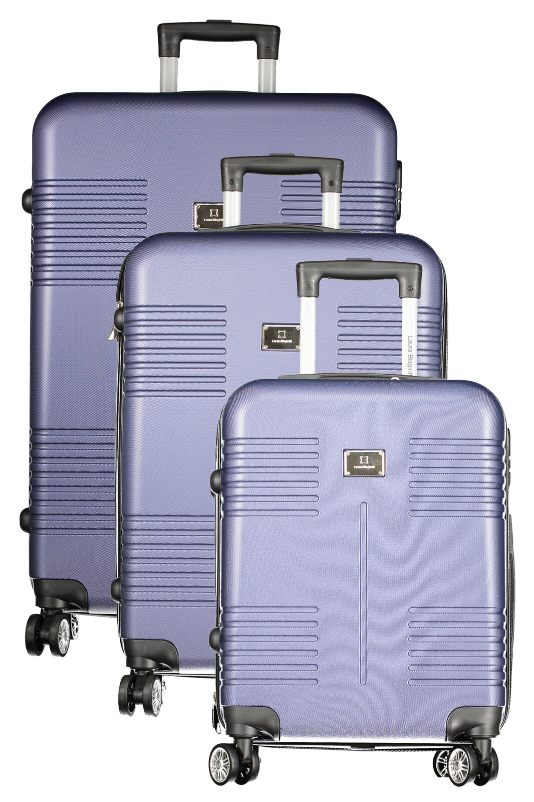 LAURA BIAGIOTTI LARGE WOMEN'S TROLLEY BLUE