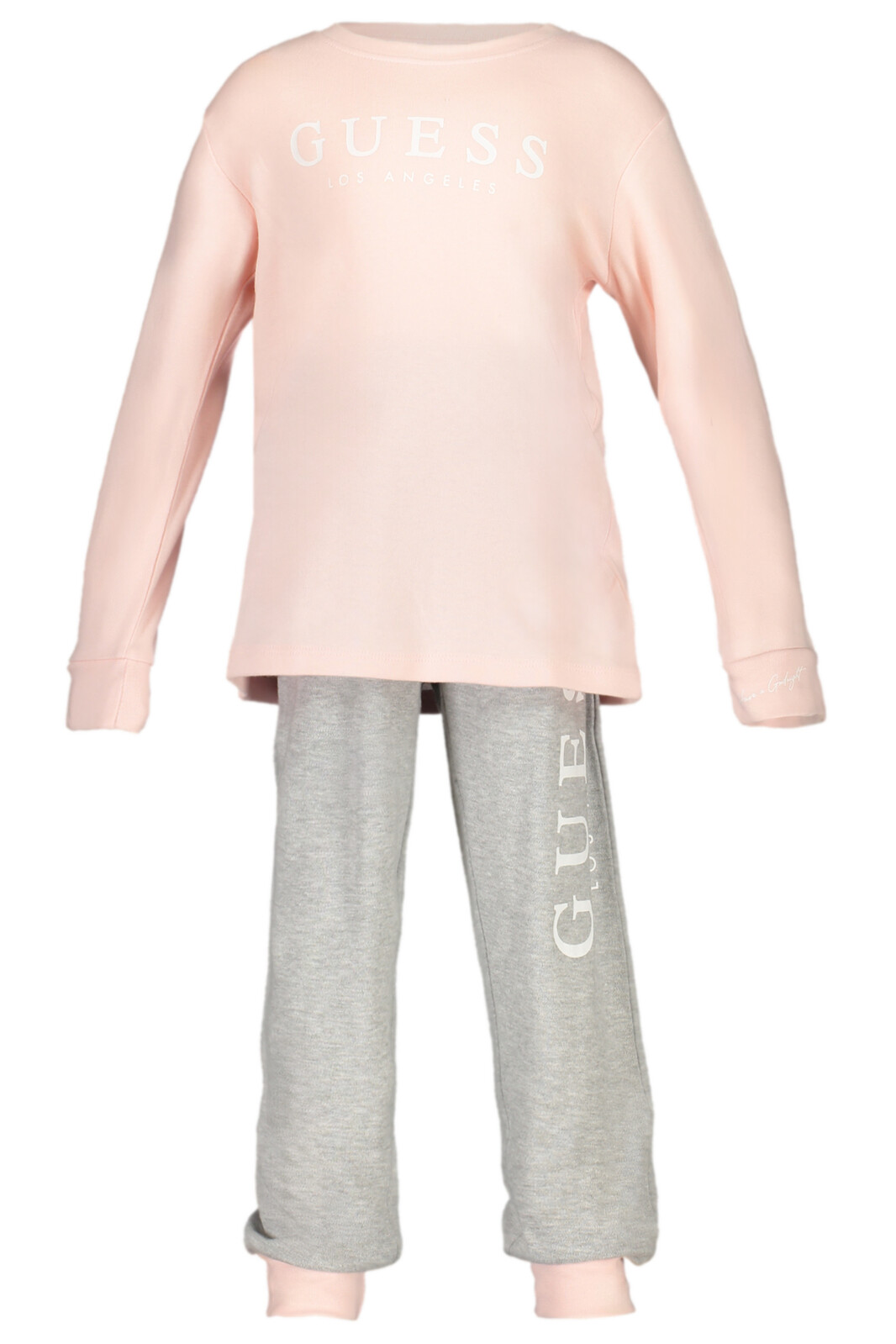 GUESS JEANS PINK GIRL WITHOUT ZIP SWEATSHIRT