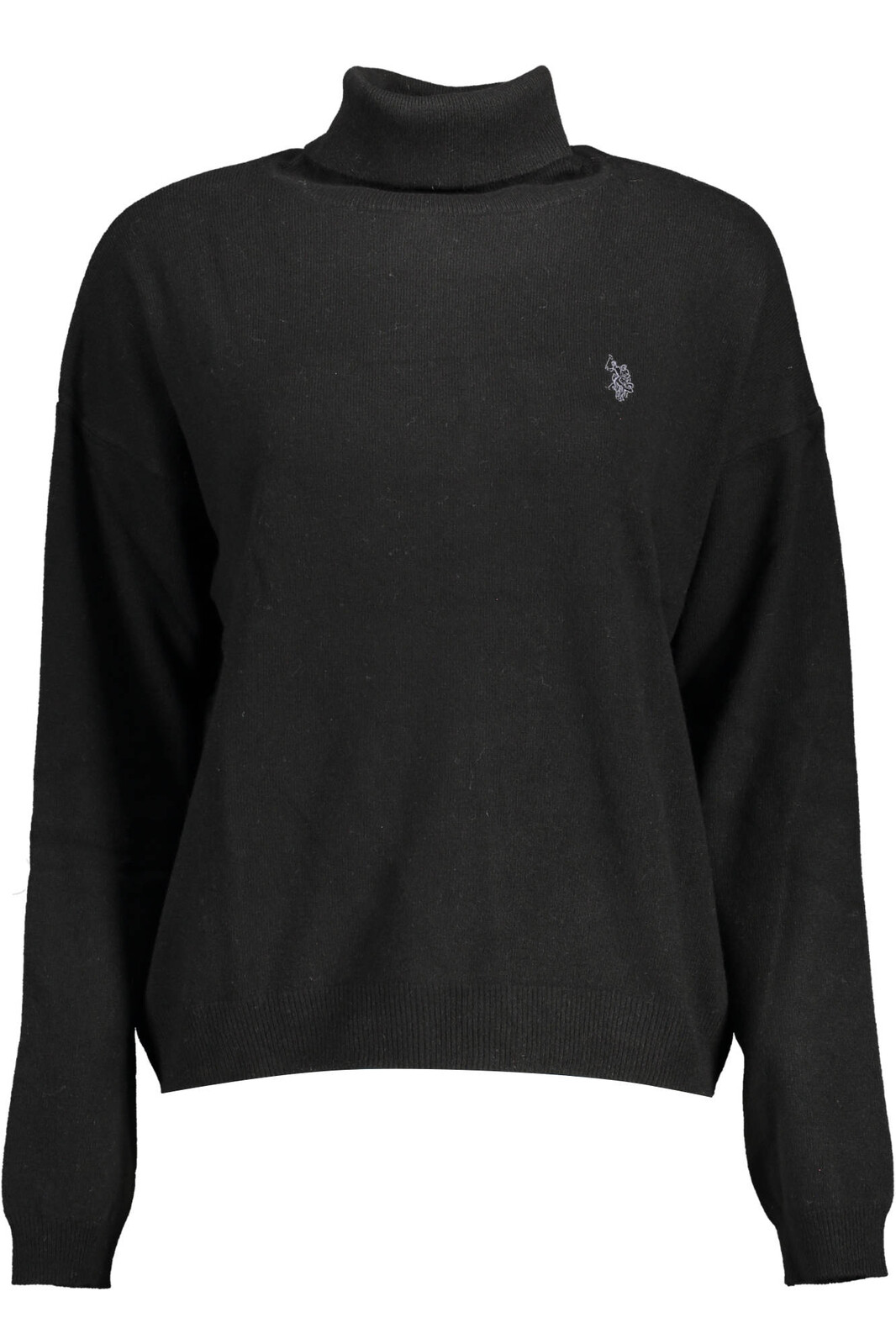 US WOMEN'S BLACK POLO SHIRT