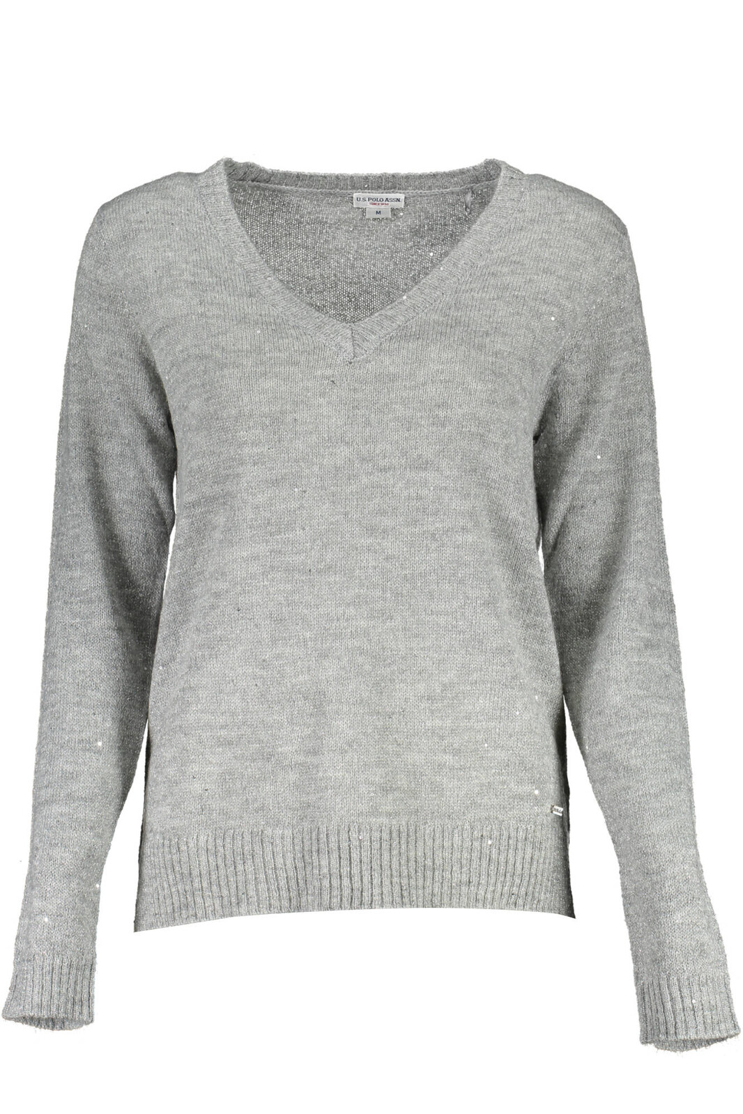 US POLO WOMEN'S SILVER SWEATER