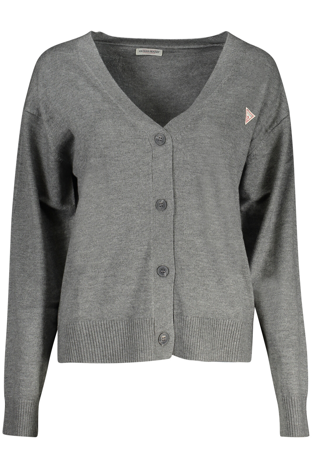 GUESS JEANS WOMEN'S GRAY CARDIGAN