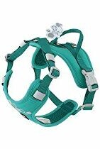 Postroj Hurtta Weekend Warrior II ECO paví zeleň 40-50 + miska zadarmo