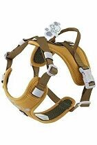 Postroj Hurtta Weekend Warrior II ECO pískový 75-100 + miska zadarmo