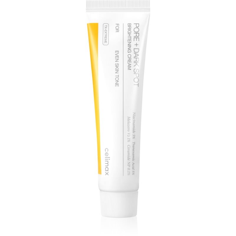 celimax Pore+Dark Spot Brightening Cream rozjasňujúci krém pre pleť s hyperpigmentáciou 35 ml