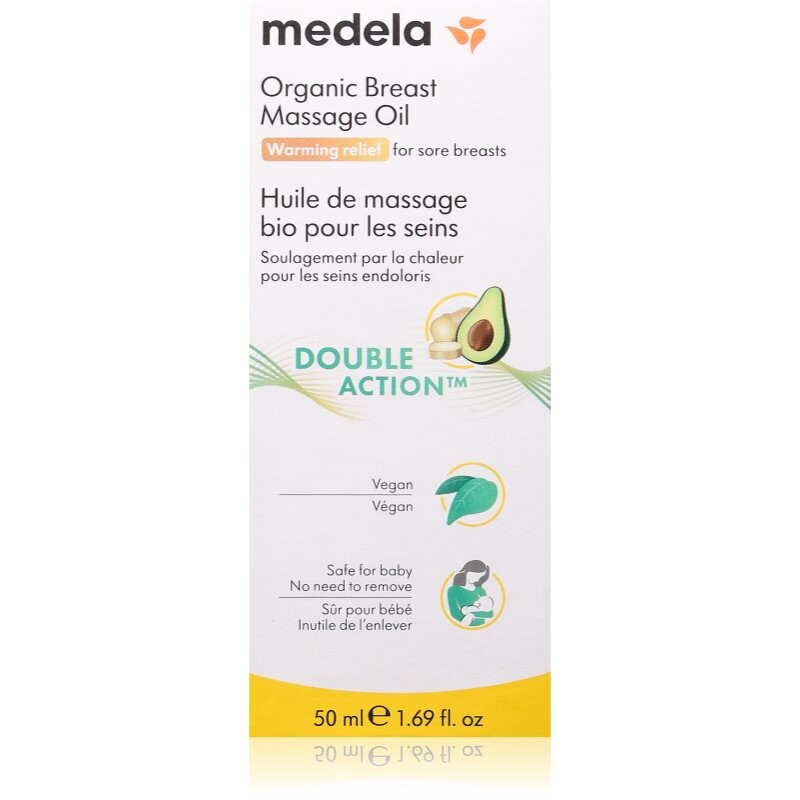 Medela Organic Breast Massage Oil masážny olej na prsia 50 ml