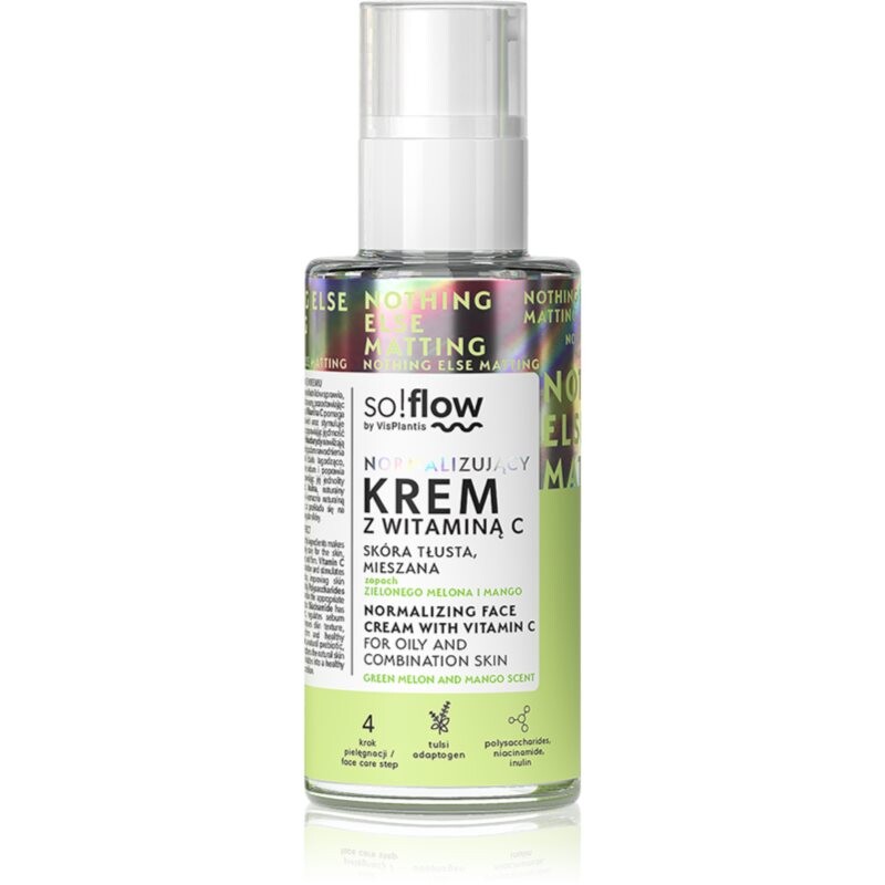 so!flow Normalizing normalizačný krém pre mastnú pleť s vitamínom C 50 ml