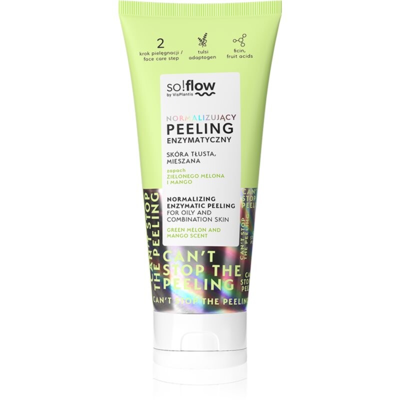 so!flow Normalizing hĺbkovo čistiaci peeling pre mastnú pleť 75 ml