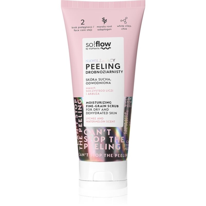 so!flow Moisturizing čistiaci telový peeling 75 ml