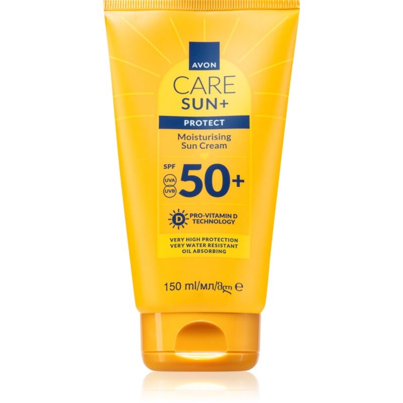 Avon Care Sun + Protect hydratačný krém na opaľovnie SPF 50+ 150 ml