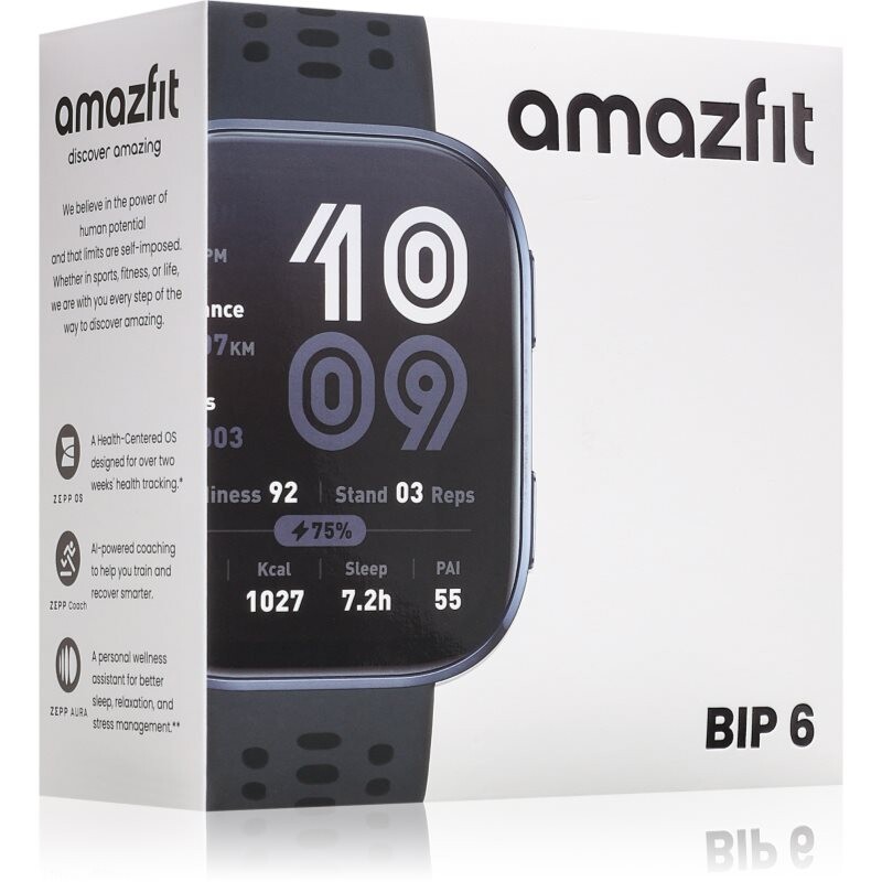 Amazfit Bip 6 inteligentné hodinky farba Black 1 ks