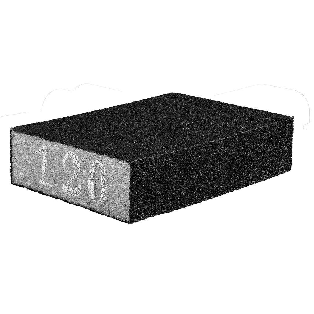 GRAPHITE Brúsna špongia 70 x 25 x 100 mm, K120 55H918
