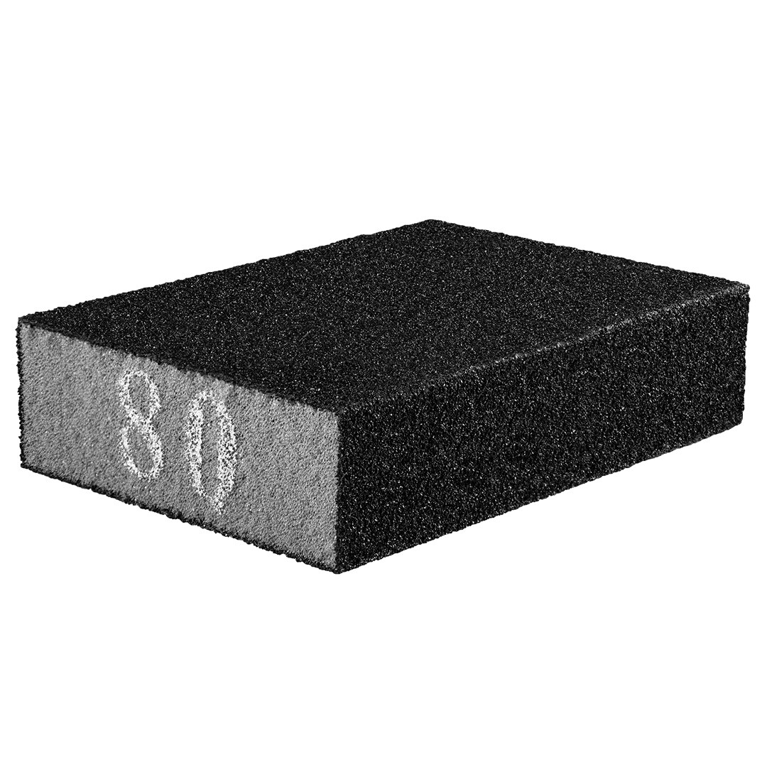 GRAPHITE Brúsna špongia 70 x 25 x 100 mm, K80 55H916