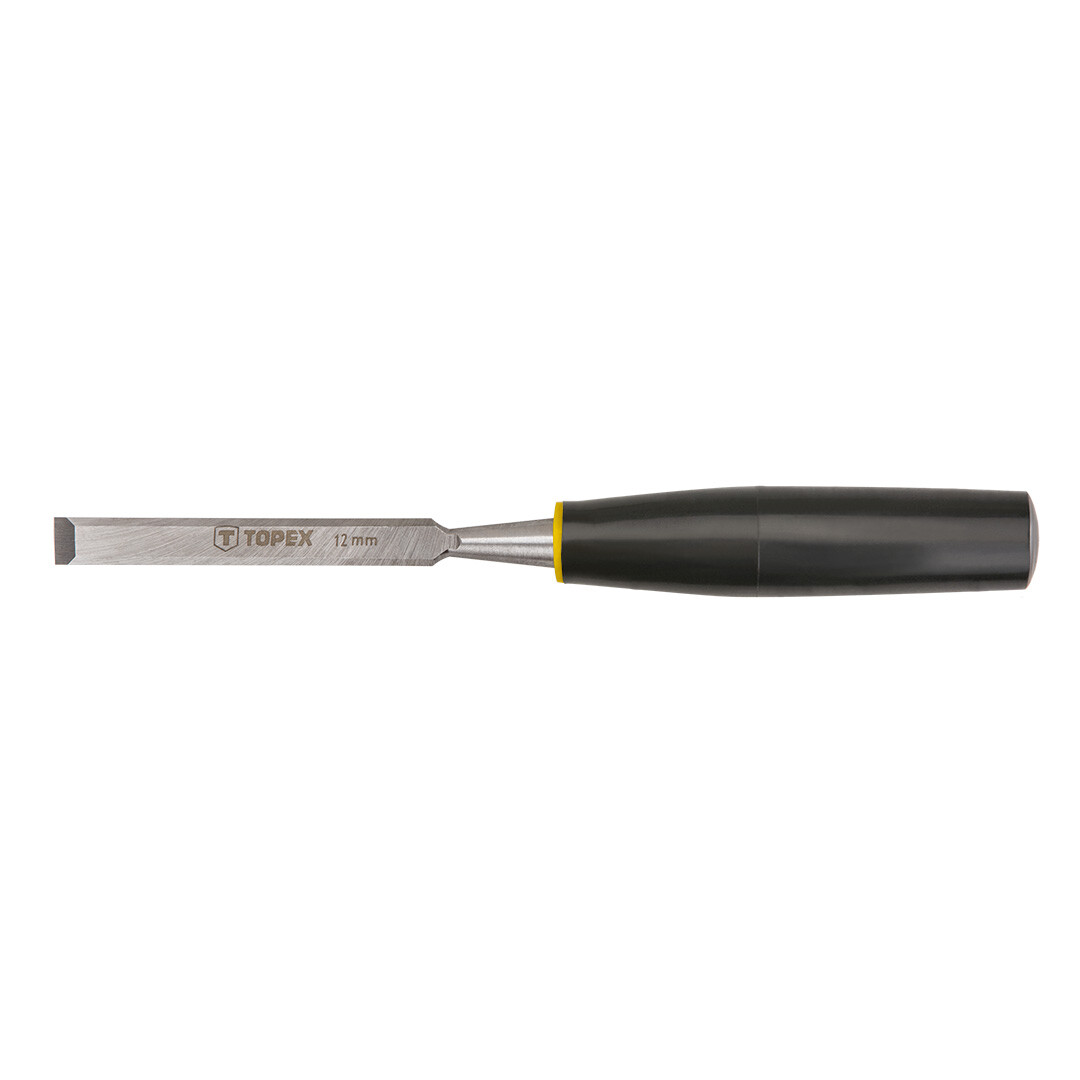 TOPEX Dláto ploché, 12 mm, plastová rúčka 09A112