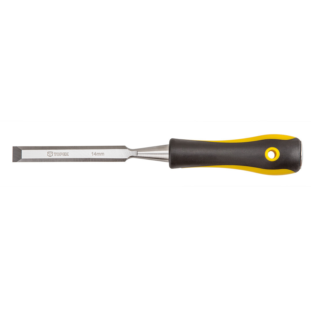 TOPEX Dláto, 14 mm, CrV, bi-materiálne rukoväť 09A414
