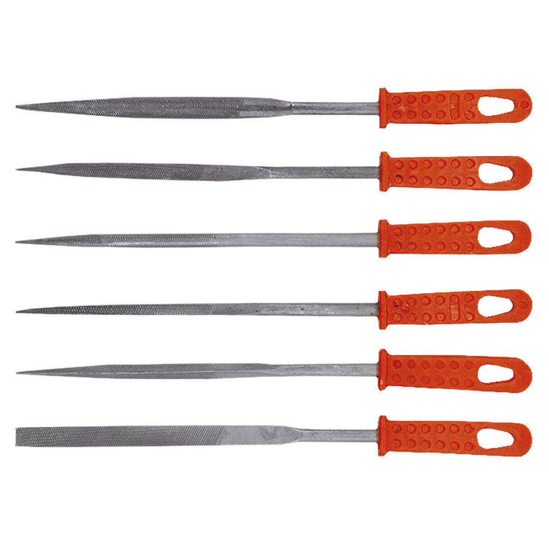 Top Tools Pilníky ihlové, 6 ks sada 06A025