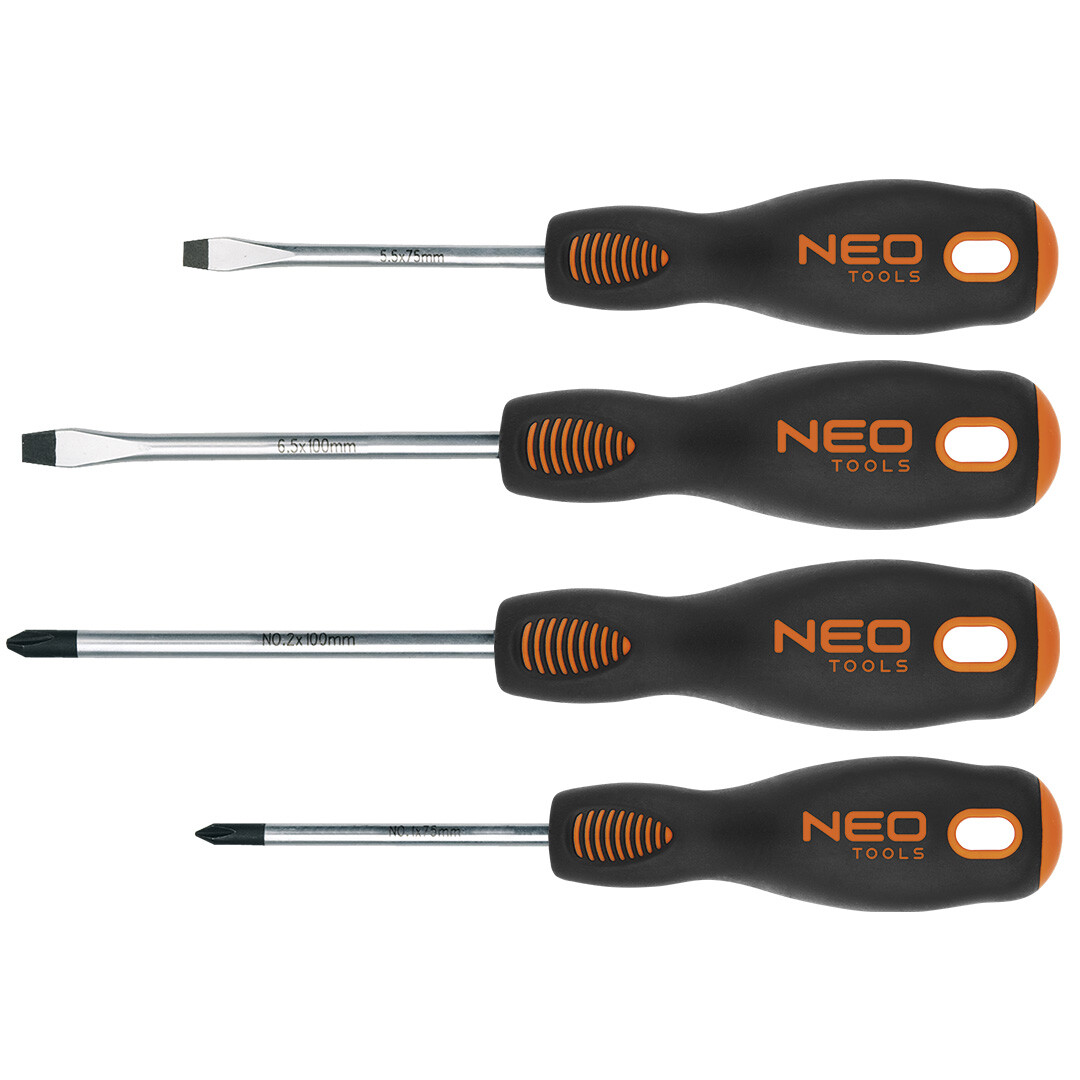 NEO TOOLS Skrutkovače, sada 4ks 04-204