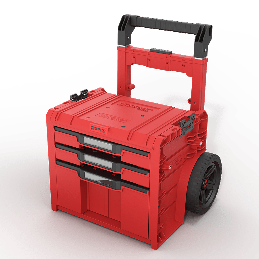 ProfiGaráž Box na náradie PRO CART 2.0 PLUS DRAWER 3 RED ULTRA HD CUSTOM