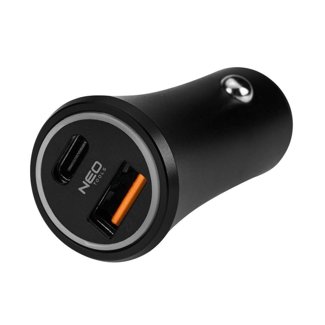 NEO TOOLS Dvojportová nabíjačka do auta GD036