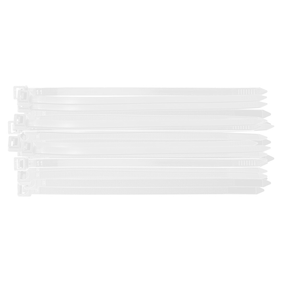 NEO TOOLS EXTREME klipy 7,6 × 200 mm, biele, 50 ks. 01-664