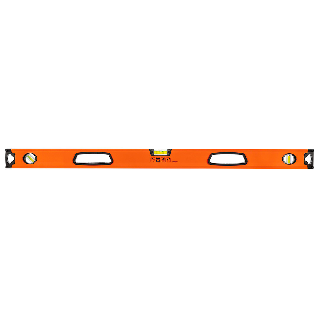 NEO TOOLS Hliníková vodováha s rukoväťou, 3 libely, magnet, frézovaný merací povrch, 100 cm 71-114