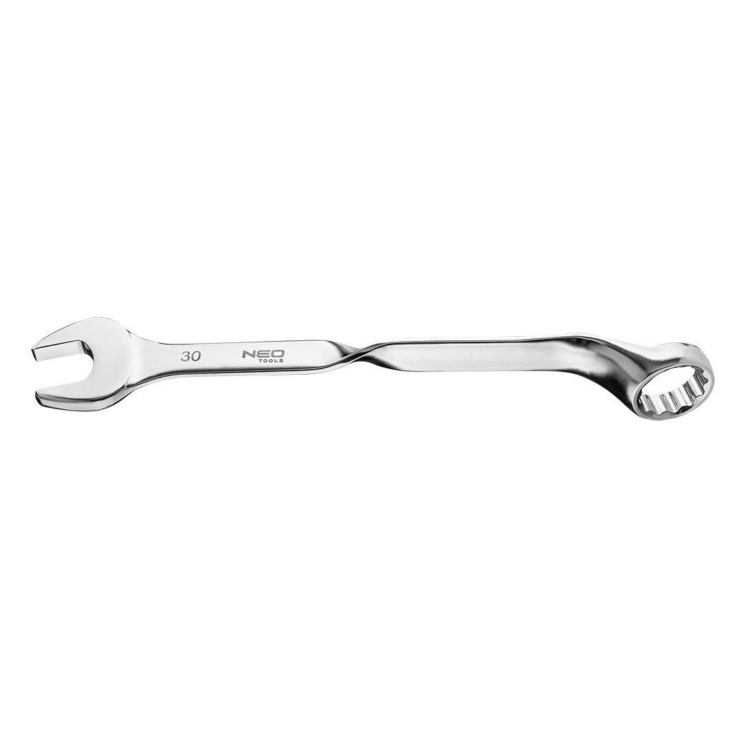 NEO TOOLS Kľúč očko plochý vyhnutý 90 °, 30 mm 09-789