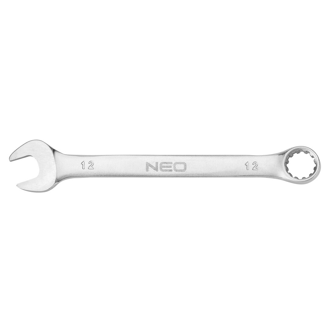 NEO TOOLS Kľúč očkoplochý 12 x 160 mm, CrV, DIN3113 09-656