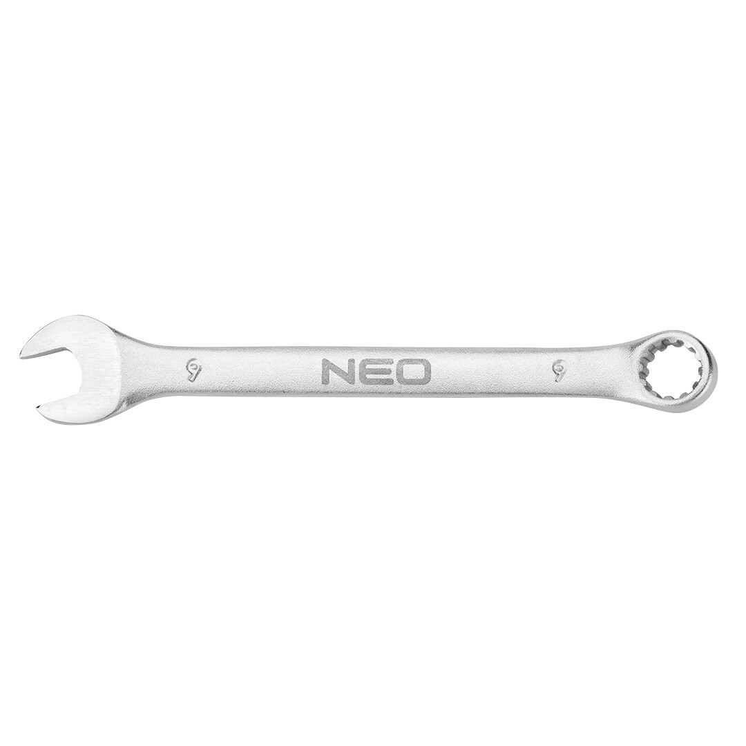 NEO TOOLS Kľúč očkoplochý 9 x 130 mm, CrV, DIN3113 09-653