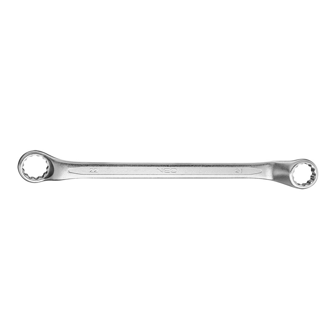 NEO TOOLS Kľúč očkový vyhnutý 20 x 22 mm 09-920