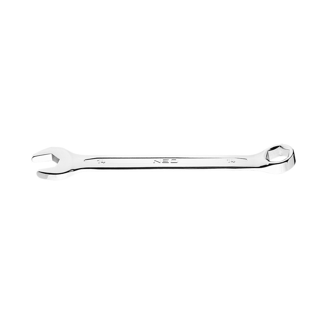 NEO TOOLS Kľúč plochý-očkový HEX/V 14 x 180 mm 09-414