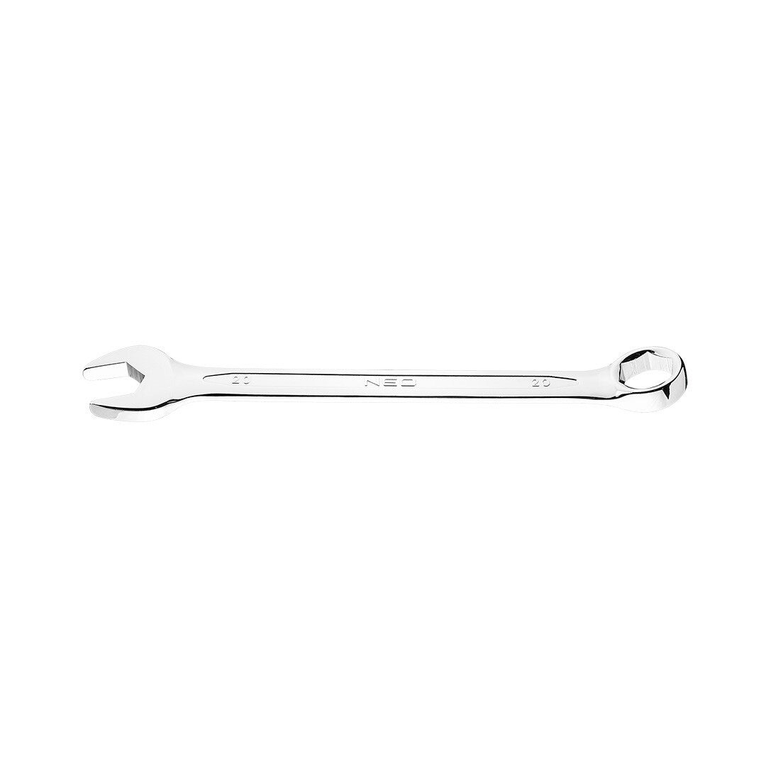 NEO TOOLS Kľúč plochý-očkový HEX/V 20 x 240 mm 09-420