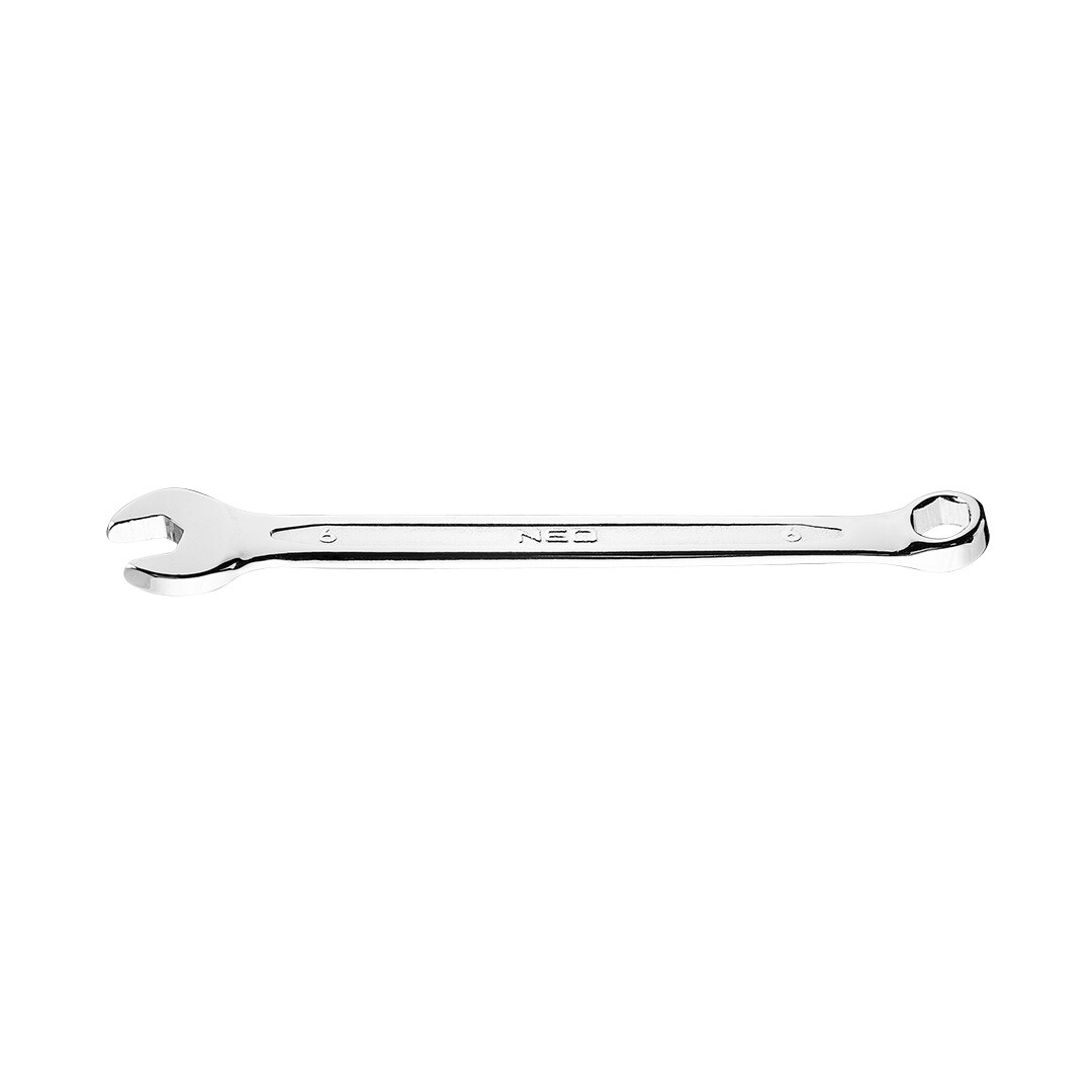 NEO TOOLS Kľúč plochý-očkový HEX/V 6 x 100 mm 09-406