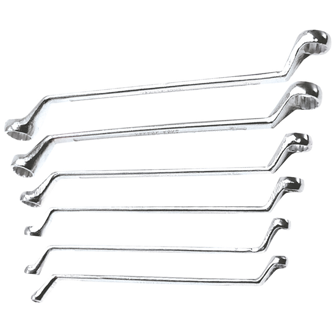 Top Tools Kľúče očkovévyhnuté 6-17 mm, 6 ks 35D455