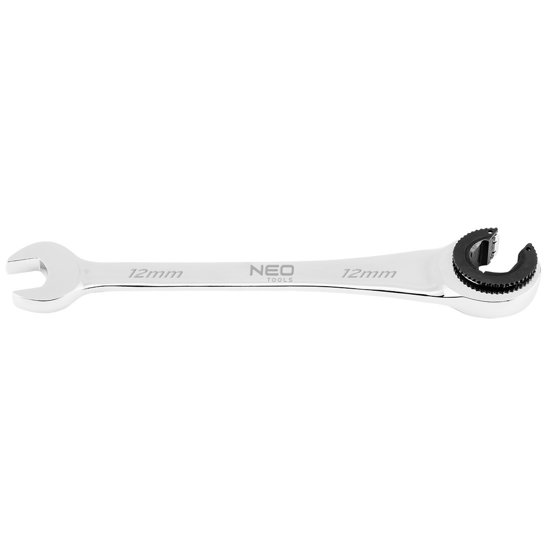NEO TOOLS Kombinovaný kľúč s račňou, delený s račňou, 12 mm 09-259