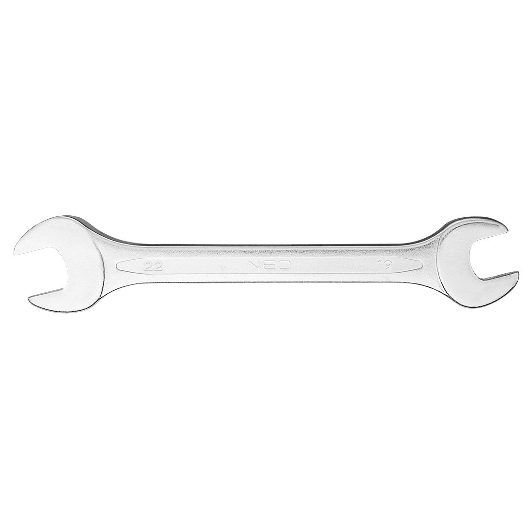 NEO TOOLS Plochý kľúč obojstranný 19 x 22 mm 09-819