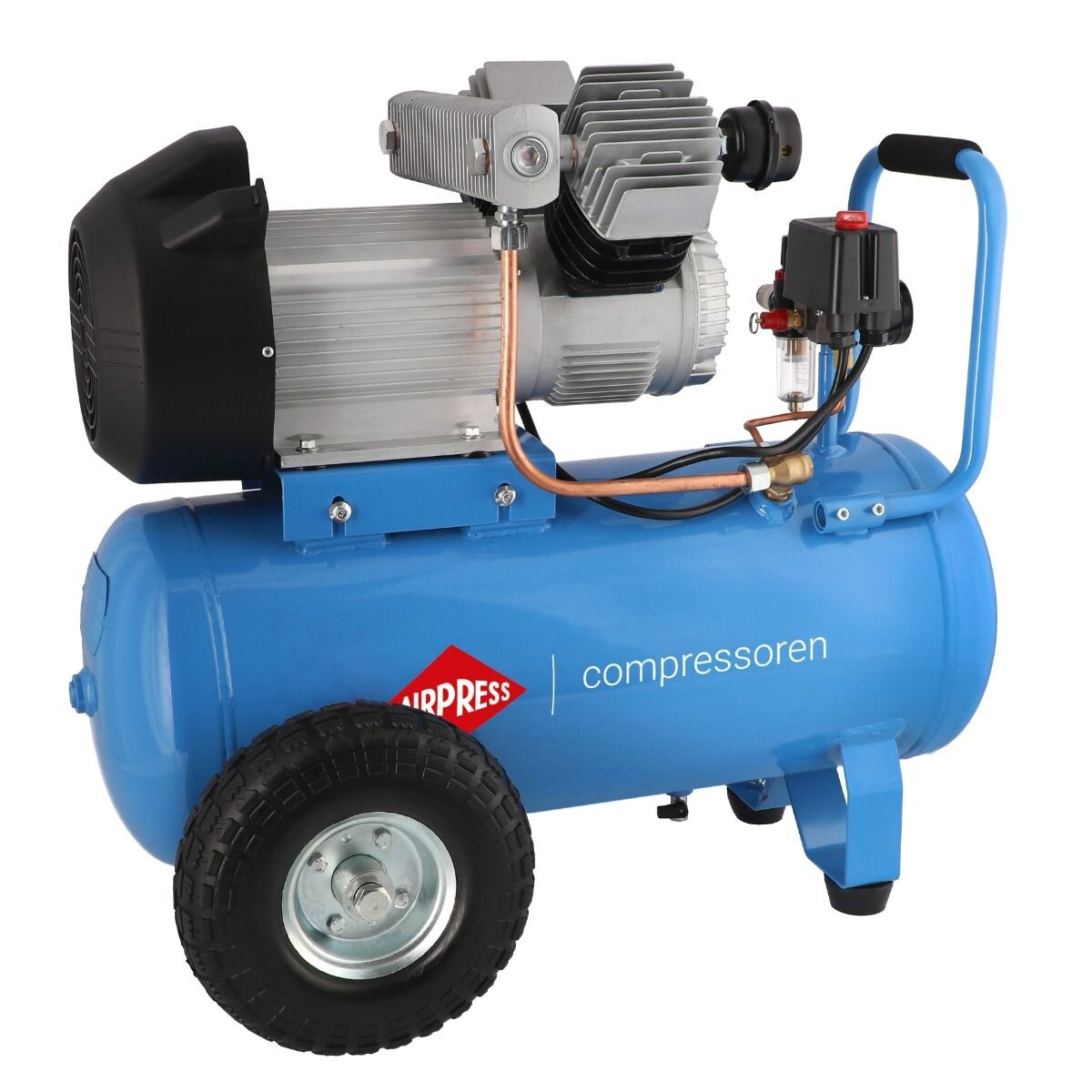 Dvojpiestový kompresor LM 50-350 10 bar 3 HP/2,2 kW 245 l/min 50 l