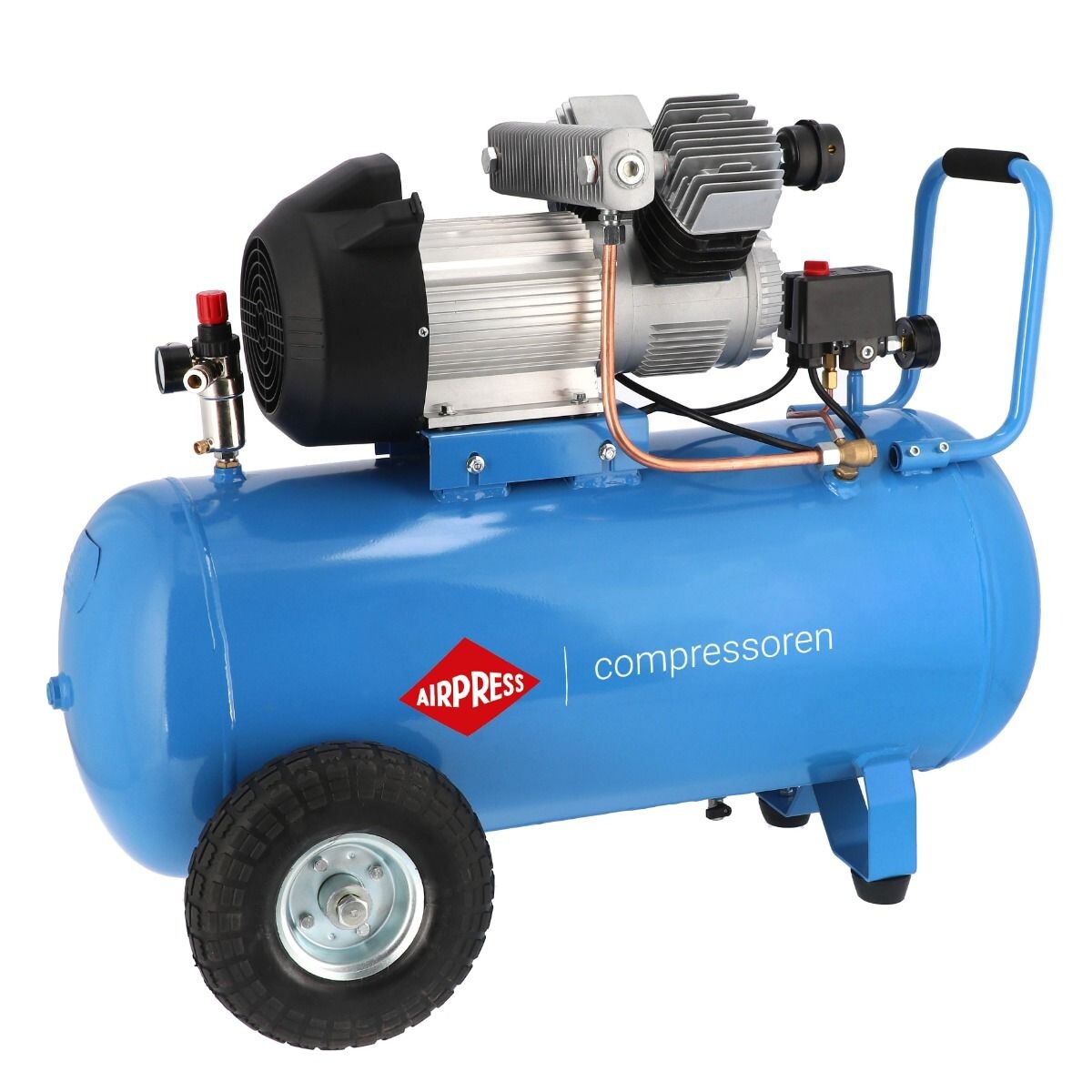 Dvojpiestový kompresor LM 90-350 10 bar 3 HP/2,2 kW 245 l/min 90 l