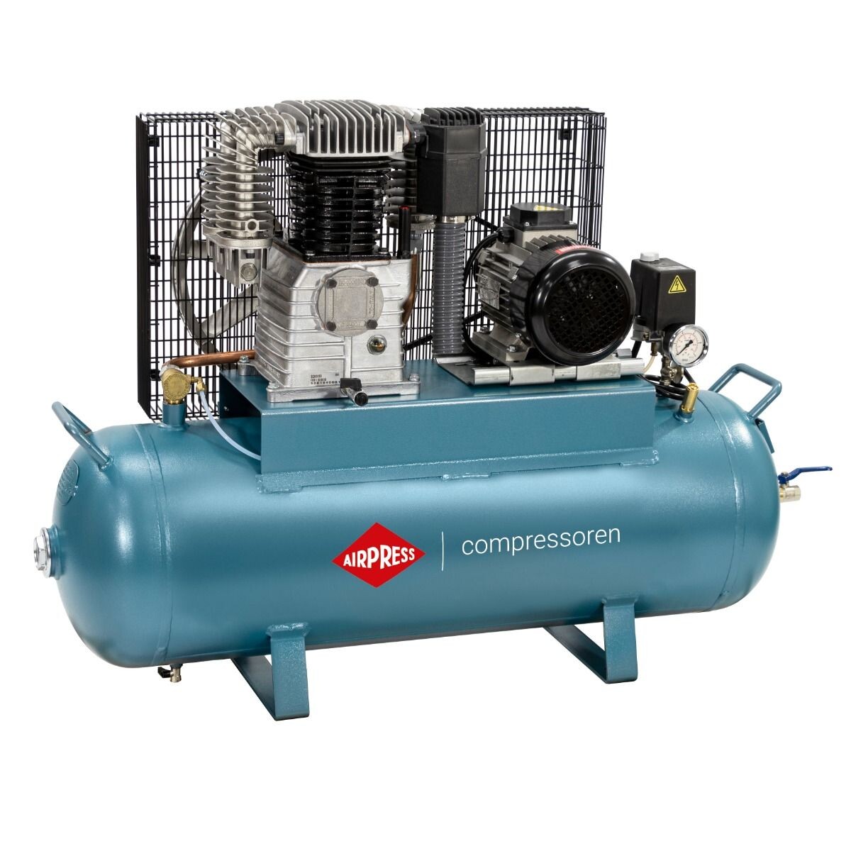 Kompresor dvojpiestový K 100-450 14 bar 3 HP/2.2 kW 400V 238 l/min 100 l