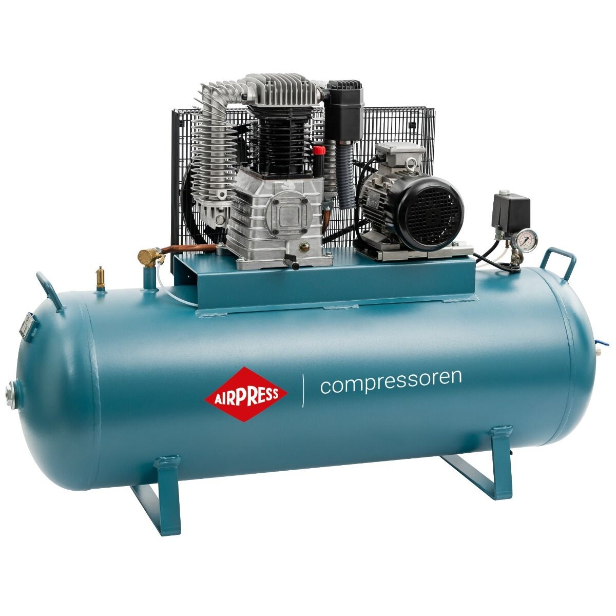 Kompresor dvojpiestový K 300-700 14 bar 5.5 HP/4 kW 400V 450 l/min 300 l