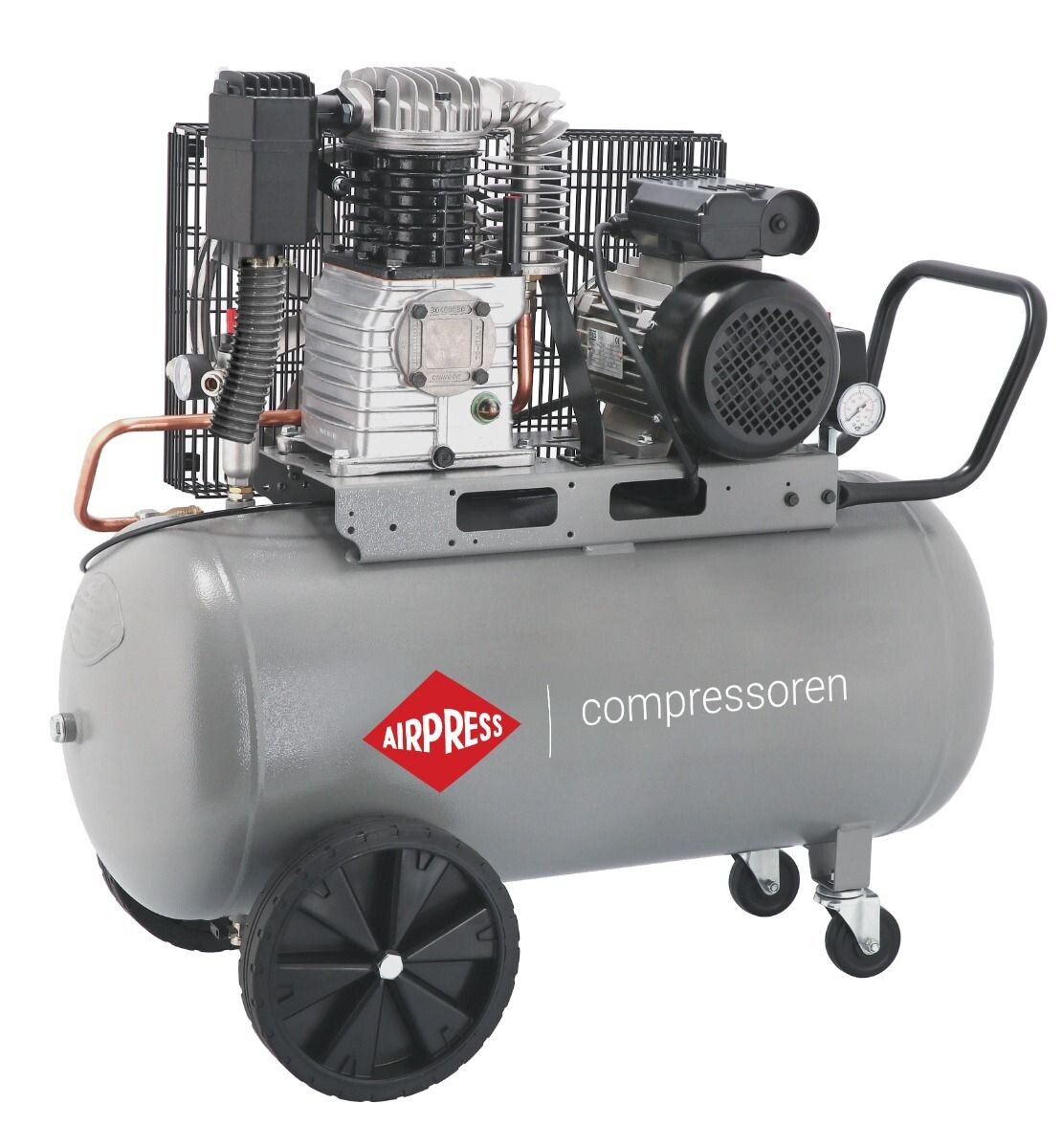 Dvojvalcový kompresor HL 425-100 Pro 10 bar 3 KM/2,2 kW 317 l/min 100 l