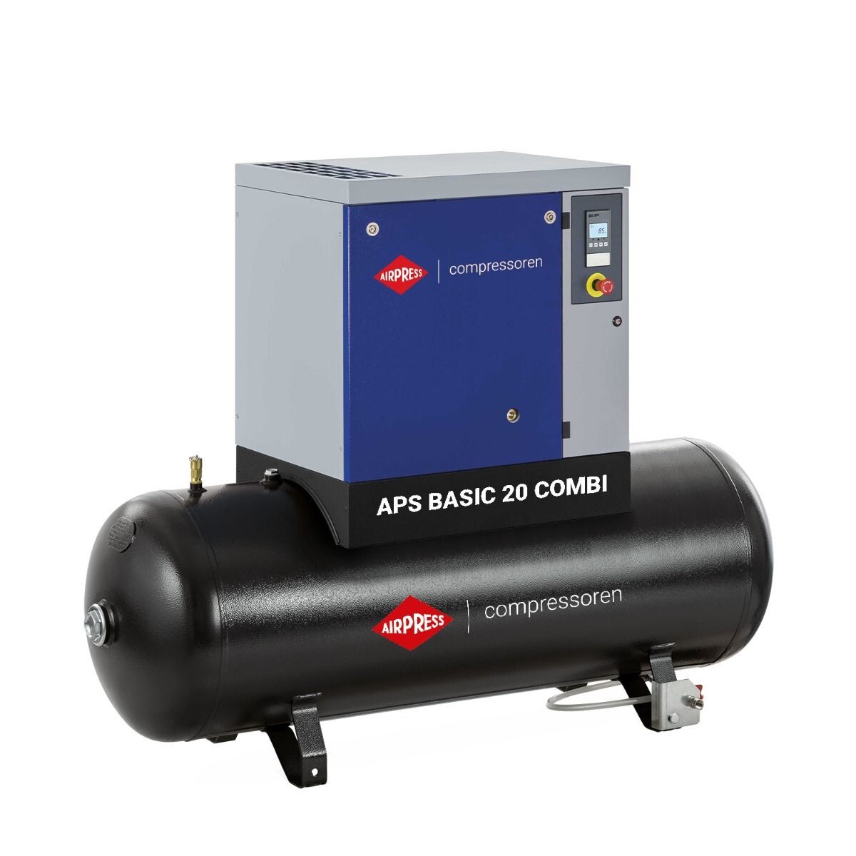 Skrutkový kompresor APS 20 Basic Combi 10 bar 20 KM/15 kW 1680 l/min 500 l