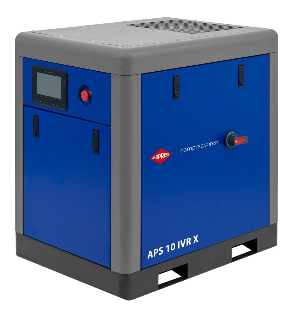 Skrutkový kompresor APS 10 IVR X 10 bar 10 KM/7,5 kW 270-1020 l/min